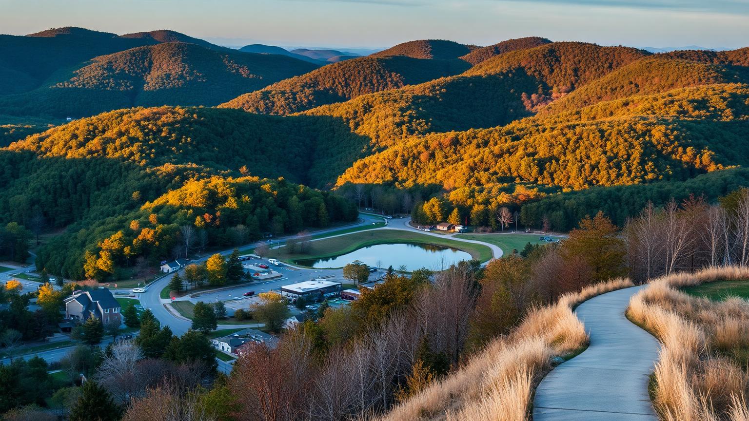 Scenic view of the Oak Ridge, Tennessee area — illustrative, not a specific property.