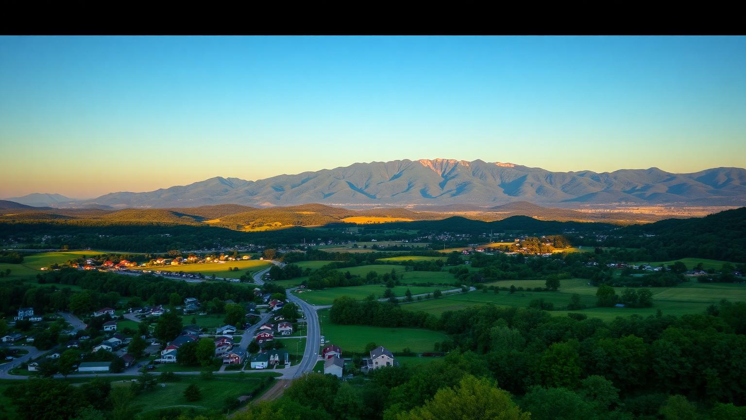 Scenic view of the Maryville, Tennessee area — illustrative, not a specific property.