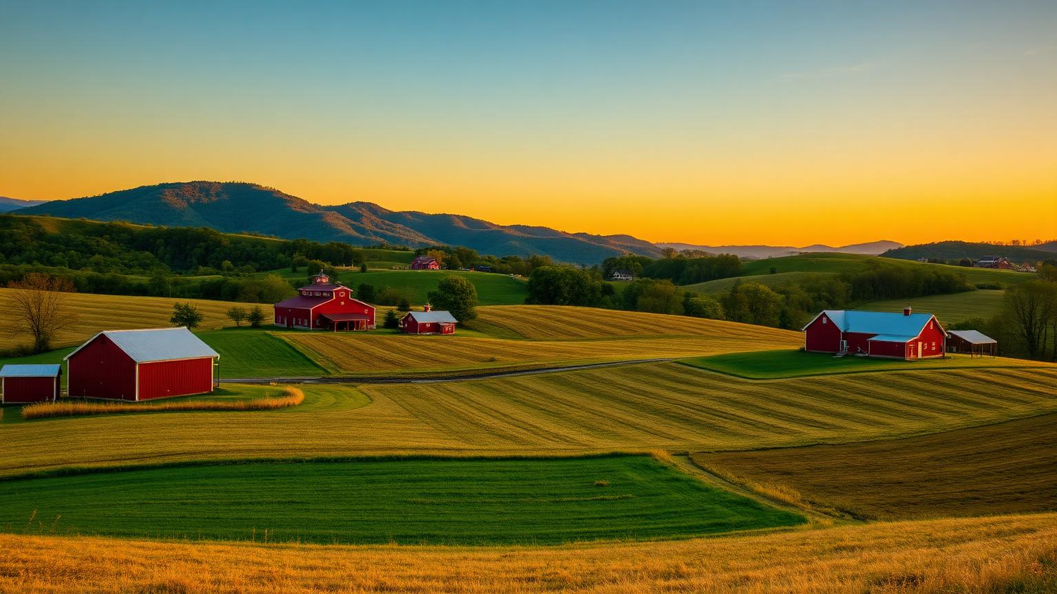 Scenic view of the Greeneville, Tennessee area — illustrative, not a specific property.